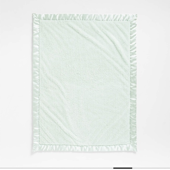 CRATE & KIDS Mint Satin baby stroller blanket - Picture 4 of 7